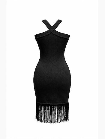 Vestido maxi de algodão mixray