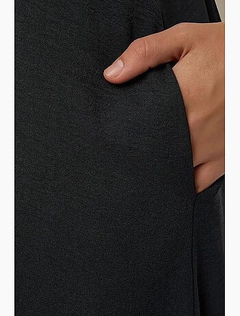 Vestido maxi em linha a hiccup
