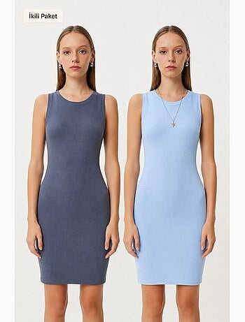 Vestido maxi em modal e algodão istanbul