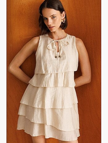 Vestido maxi feminino mixray