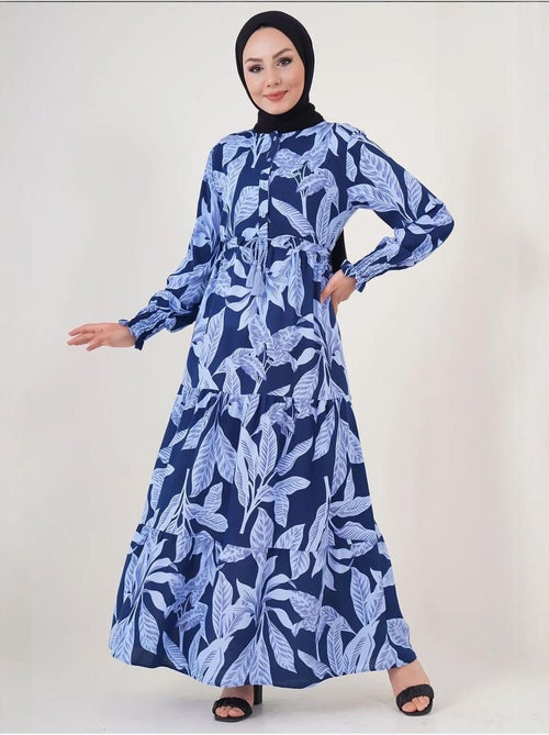 Vestido maxi floral em crepe de viscose bdart - Kiabi Vestido maxi floral em crepe de viscose bdart - Kiabi