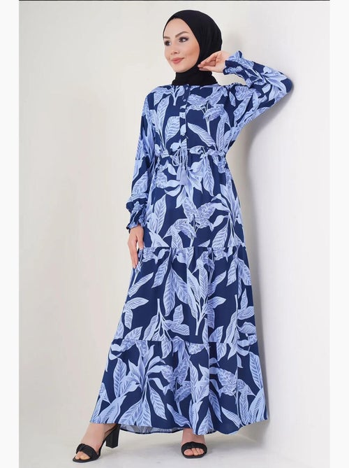 Vestido maxi floral em crepe de viscose bdart - Kiabi Vestido maxi floral em crepe de viscose bdart - Kiabi