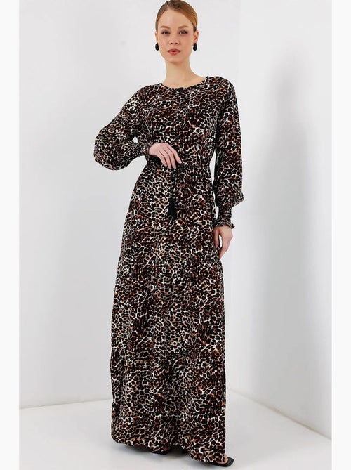 Vestido maxi floral em crepe de viscose bdart - Kiabi Vestido maxi floral em crepe de viscose bdart - Kiabi