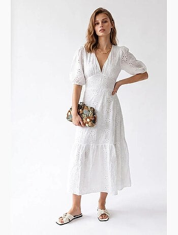 Vestido maxi mixray