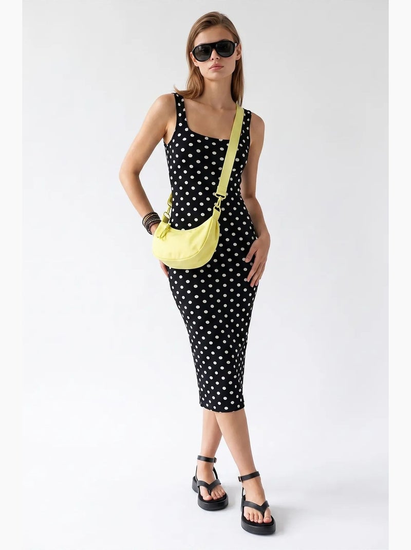 Vestido maxi mixray Preto - Kiabi