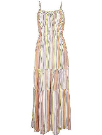 Vestido Maxi Quorra O'Neill para Mulher Amarelo/Malva