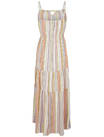 Vestido Maxi Quorra O'Neill para Mulher Amarelo/Malva