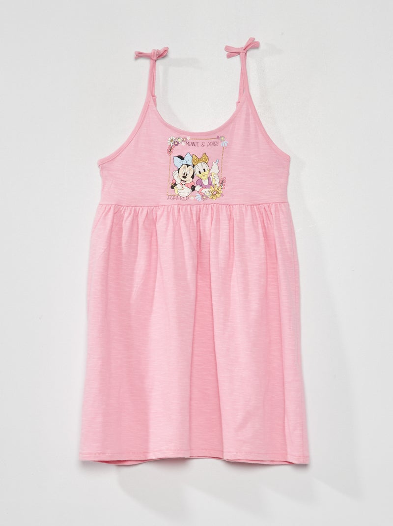 Vestido mesclado de alças 'Minnie' ROSA - Kiabi