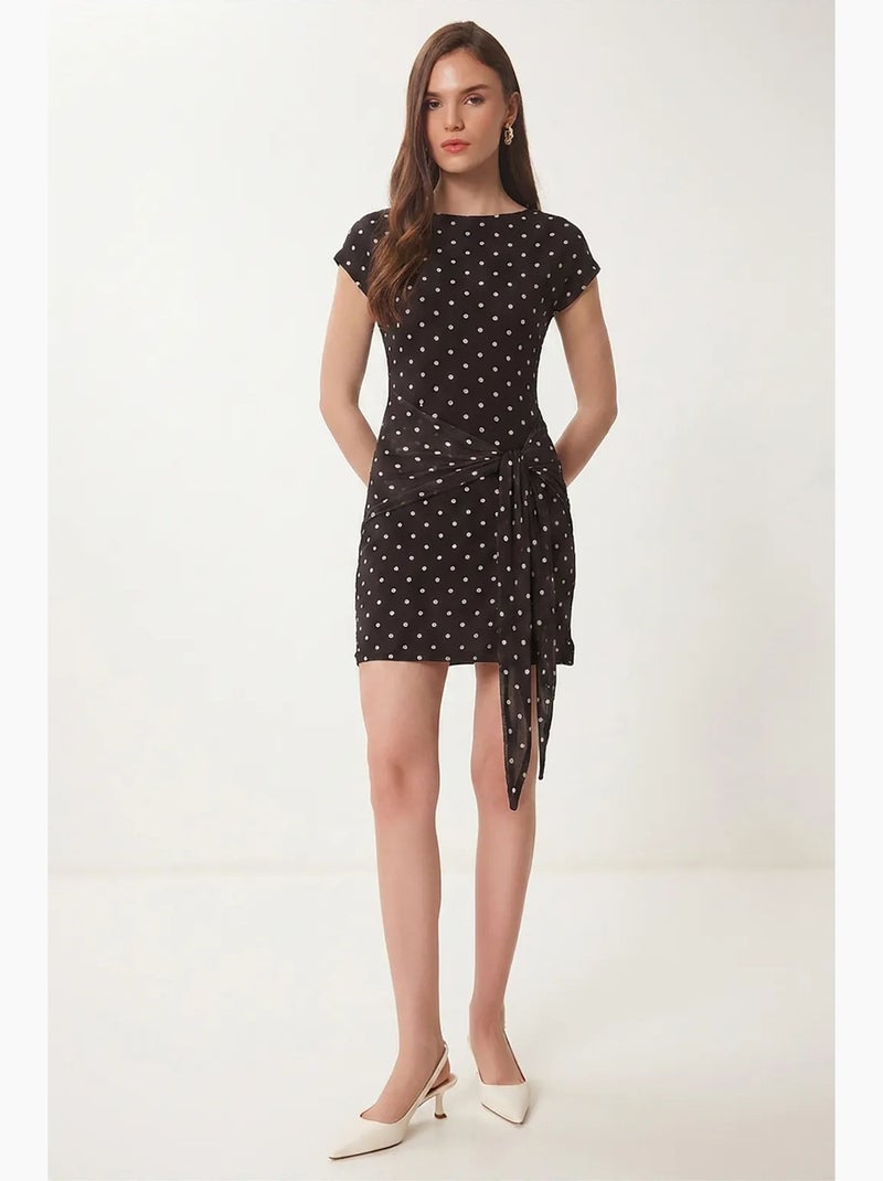 Vestido midi ajustado em tule istanbul Castanho - Kiabi