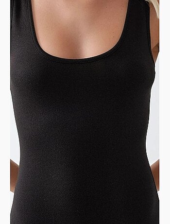 Vestido midi básico soft touch hiccup