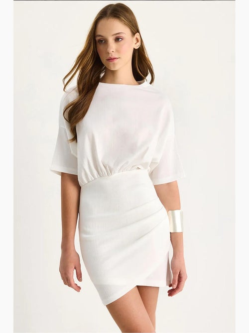 Vestido midi bodycon com fecho de correr lucci - Kiabi Vestido midi bodycon com fecho de correr lucci - Kiabi