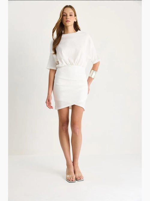 Vestido midi bodycon com fecho de correr lucci - Kiabi Vestido midi bodycon com fecho de correr lucci - Kiabi