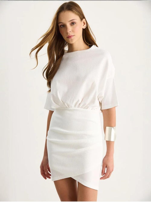 Vestido midi bodycon com fecho de correr lucci - Kiabi Vestido midi bodycon com fecho de correr lucci - Kiabi