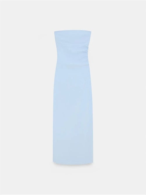 Vestido midi bodycon sem alças com racha dilvin - Kiabi Vestido midi bodycon sem alças com racha dilvin - Kiabi