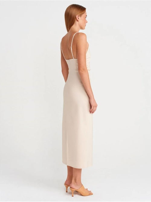 Vestido midi bodycon sem mangas dilvin - Kiabi Vestido midi bodycon sem mangas dilvin - Kiabi