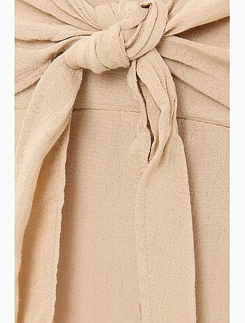 Vestido midi com alças finas e atilhos à frente hiccup