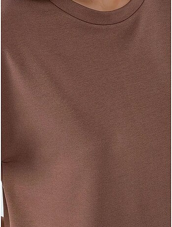 Vestido midi de corte descontraído com gola redonda hiccup