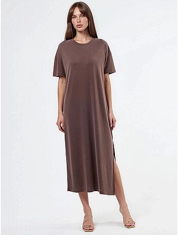 Vestido midi de corte relaxed hiccup