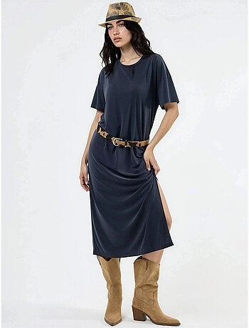 Vestido midi de corte relaxed hiccup