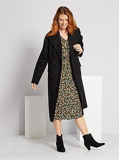 Vestido midi de efeito cruzado 'JDY' - Kiabi