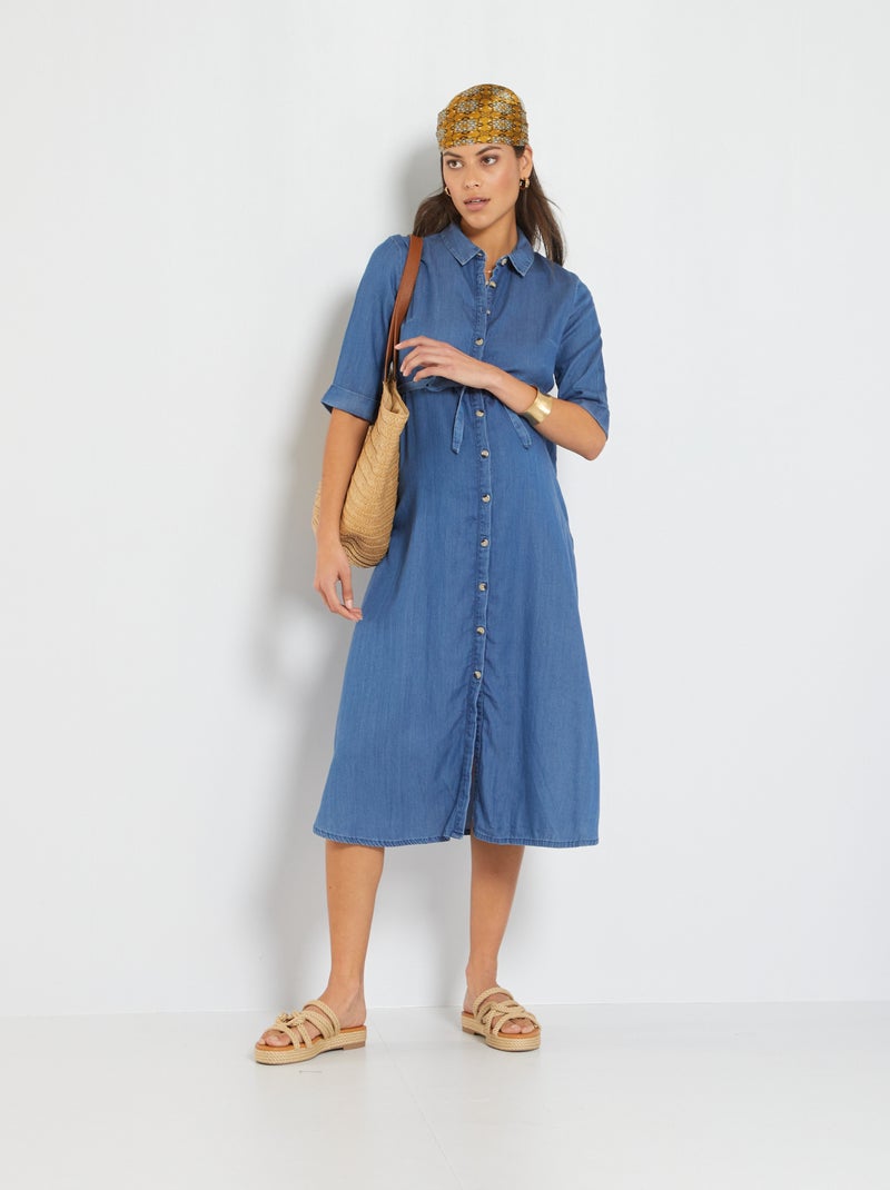 Vestido midi de grávida Pedra - Kiabi