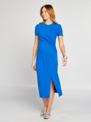 Vestido midi de gravidez