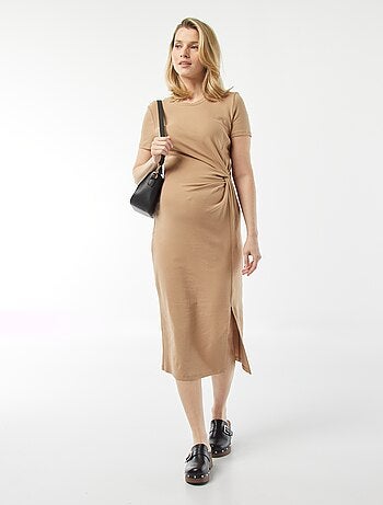 Vestido midi de gravidez