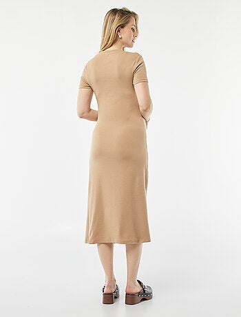 Vestido midi de gravidez