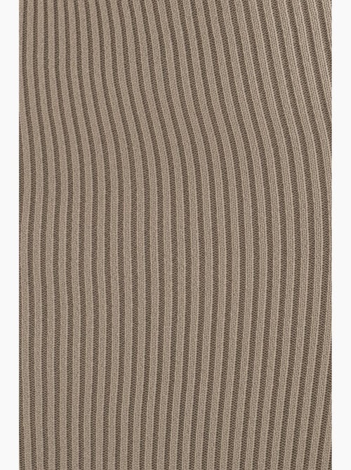 Vestido midi de um ombro só com recorte lateral hiccup - Kiabi