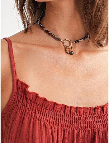 Vestido midi em musselina com detalhe de folhos mixray