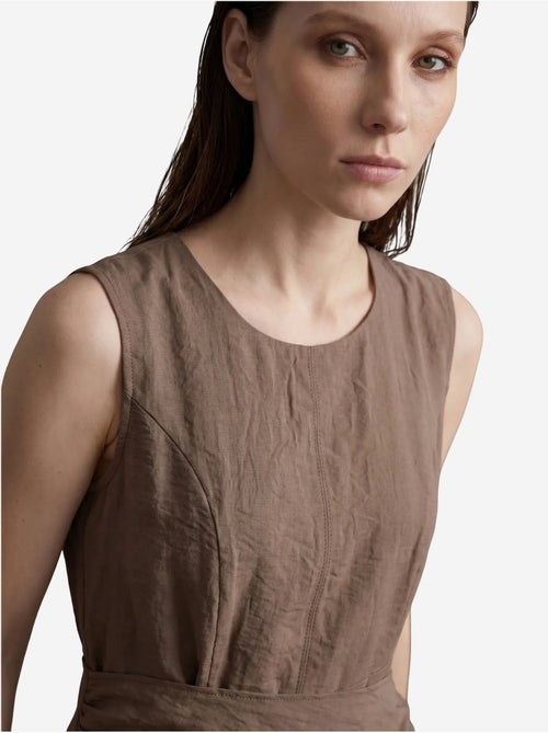 Vestido midi evasê sem mangas my fashion - Kiabi Vestido midi evasê sem mangas my fashion - Kiabi
