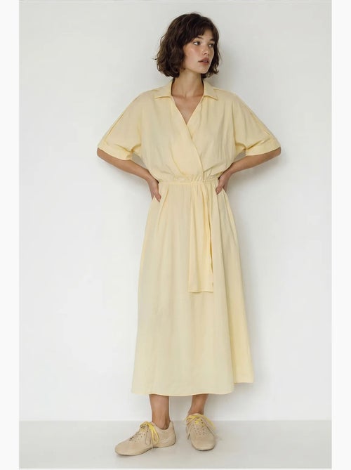 Vestido midi feminino lucci - Kiabi Vestido midi feminino lucci - Kiabi