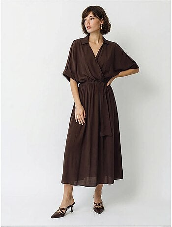 Vestido midi feminino lucci