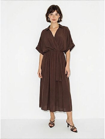 Vestido midi feminino lucci