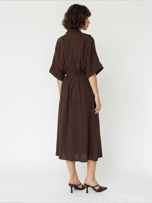 Vestido midi feminino lucci - Kiabi Vestido midi feminino lucci - Kiabi