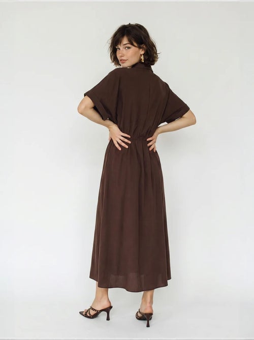 Vestido midi feminino lucci - Kiabi Vestido midi feminino lucci - Kiabi