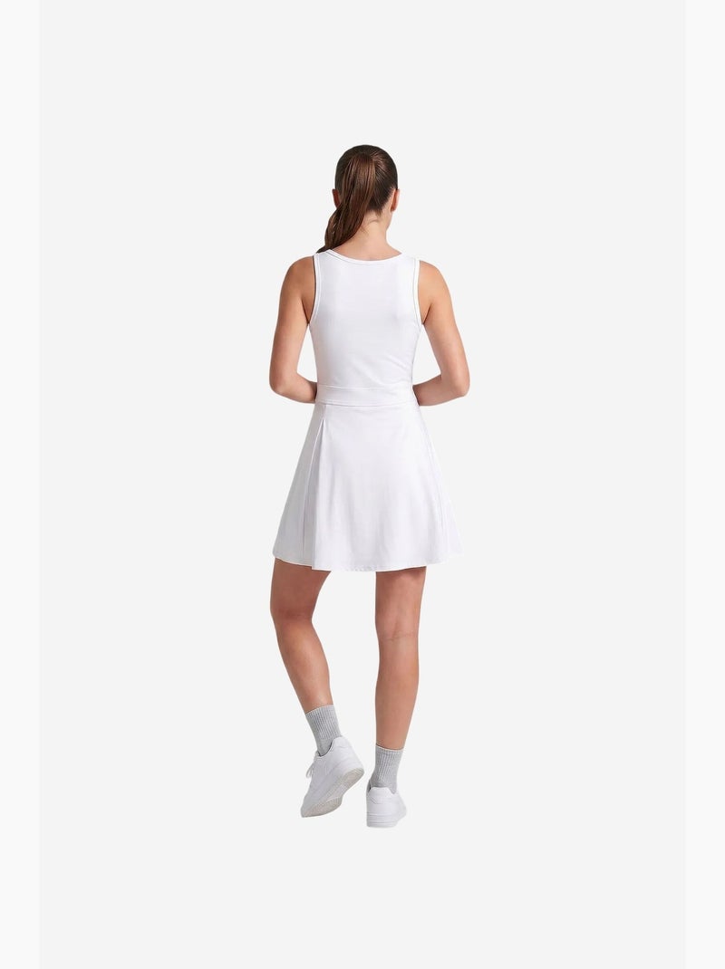 Vestido midi feminino tommy Branco - Kiabi