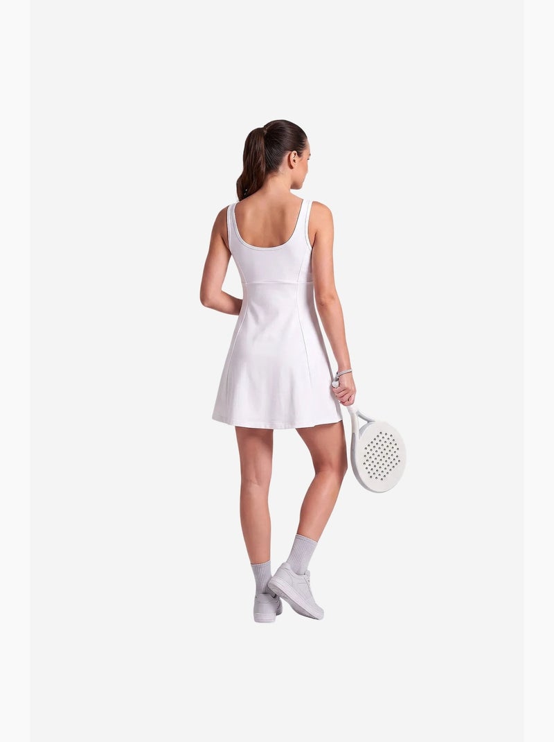 Vestido midi feminino tommy Branco - Kiabi