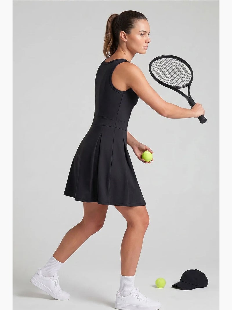 Vestido midi feminino tommy Preto - Kiabi