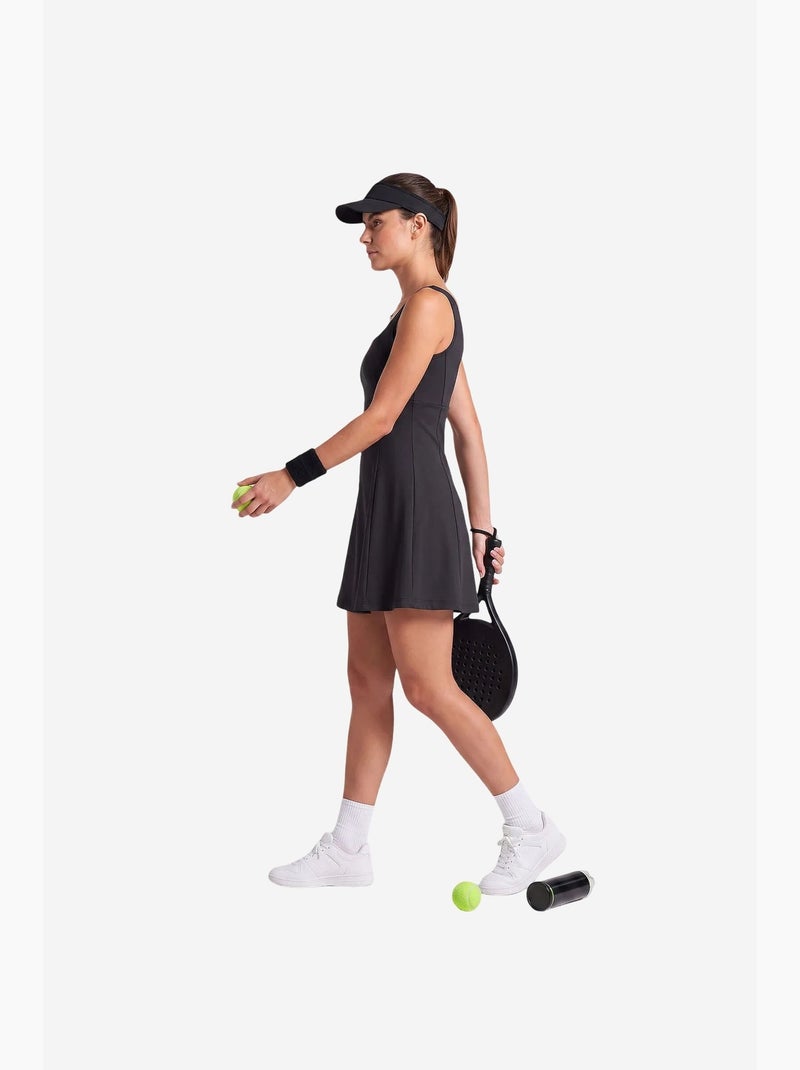 Vestido midi feminino tommy Preto - Kiabi