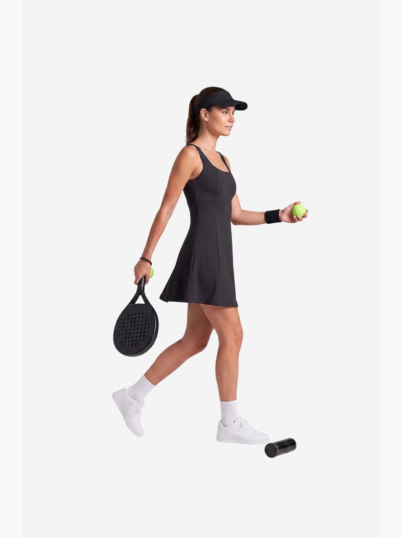 Vestido midi feminino tommy Preto - Kiabi