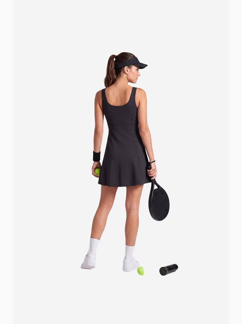 Vestido midi feminino tommy Preto - Kiabi
