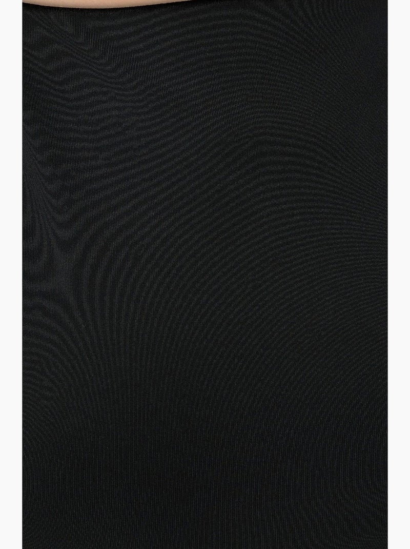 Vestido midi justo com decote halter hiccup Preto - Kiabi
