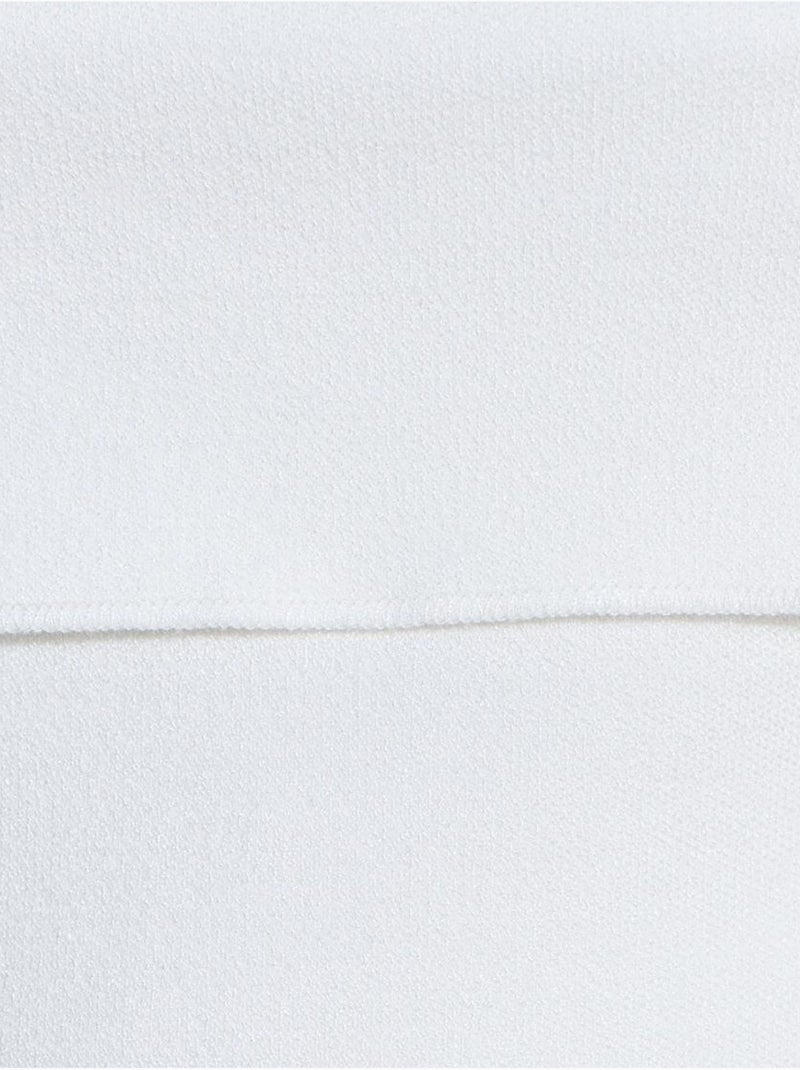 Vestido midi justo sem alças dilvin Branco - Kiabi