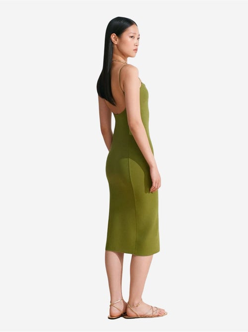 Vestido midi justo sem mangas com detalhe cut-out dilvin - Kiabi Vestido midi justo sem mangas com detalhe cut-out dilvin - Kiabi