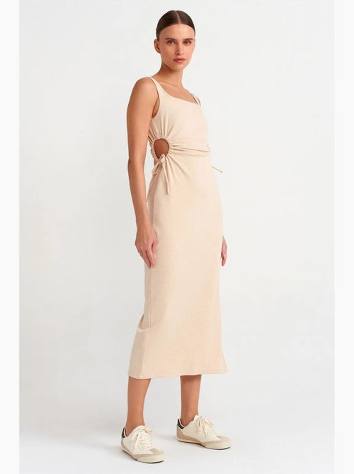Vestido midi justo sem mangas com recorte dilvin - Kiabi Vestido midi justo sem mangas com recorte dilvin - Kiabi