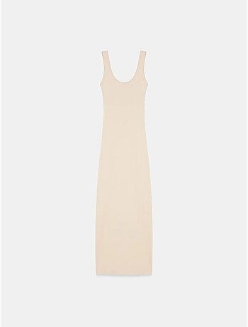 Vestido midi justo sem mangas dilvin