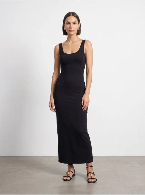 Vestido midi justo sem mangas dilvin - Kiabi Vestido midi justo sem mangas dilvin - Kiabi