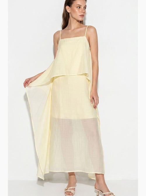 Vestido midi lucci - Kiabi