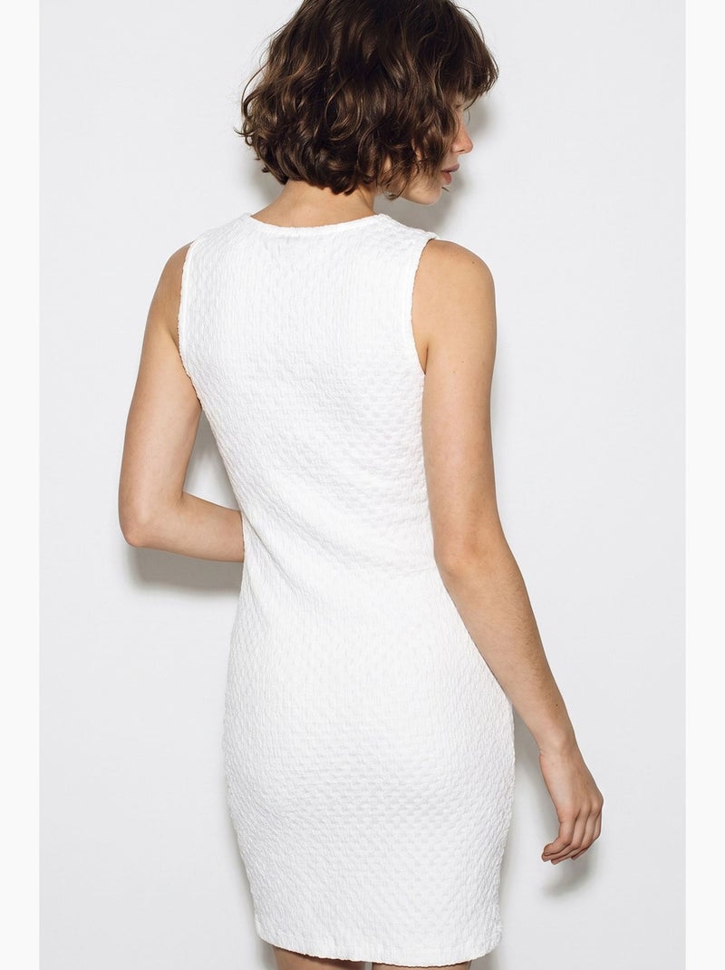 Vestido midi lucci Branco - Kiabi